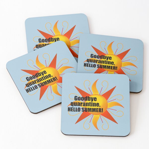 Item preview, Goodbye Quarantine, Hello Summer on Blue designed and sold by Gsallicat.
