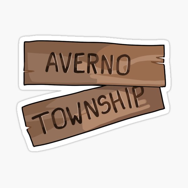 Averno Township Sign Sticker
