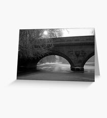 The Frozen River Cam 1962 Greeting Card