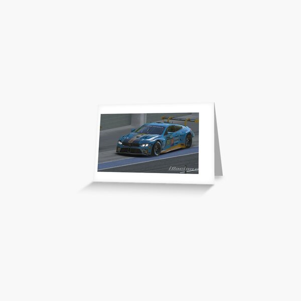 Mad Sim Racing Team Car Greeting Card