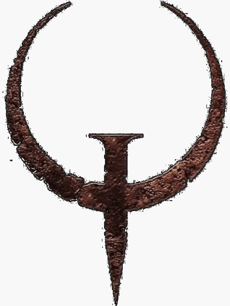 quake logo with cog