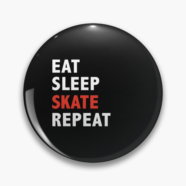 Item preview, Eat Sleep Skate Repeat Ice Roller Speed Skating designed and sold by losttribe.