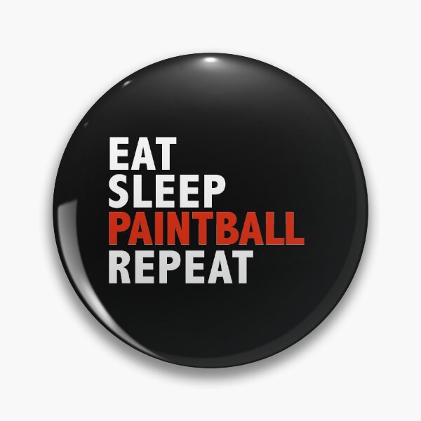 Artikelvorschau, Eat Sleep Paintball Wiederholen Sie Paintballing entworfen und verkauft von losttribe.