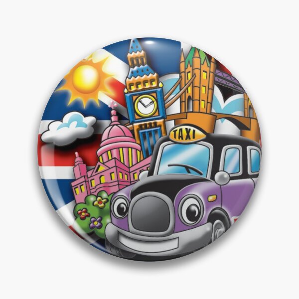 Item preview, London Magical Taxi Cab Famous Lovely Day Design-Red theme designed and sold by Lovely Day.