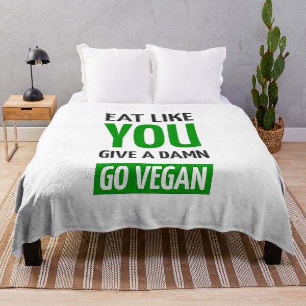 Item preview, Eat Like You Give A Damn  - Go Vegan - Green design designed and sold by Inspirationmotivation.