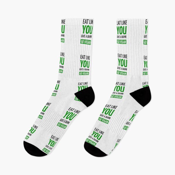 Item preview, Eat Like You Give A Damn  - Go Vegan - Green design designed and sold by Inspirationmotivation.