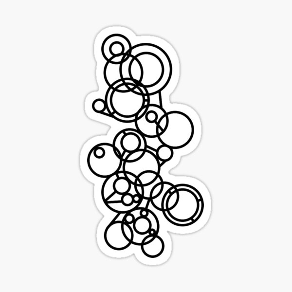 Chaotic Circles Sticker