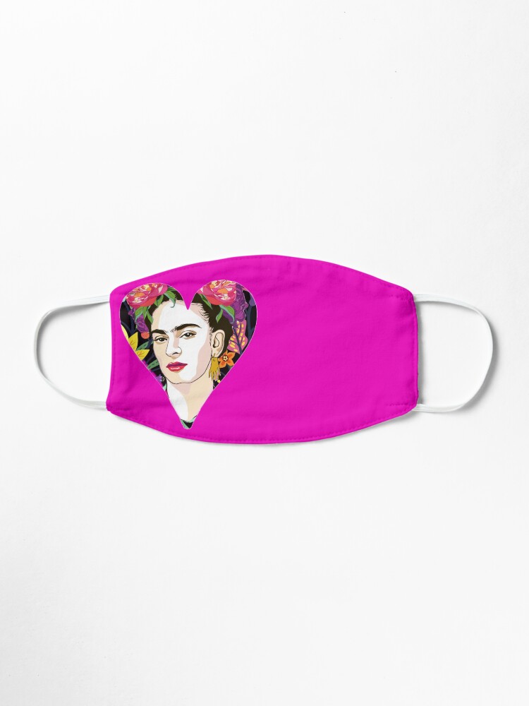 Alternate view of LOVE- Frida Kahlo Version Mask