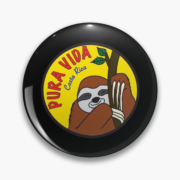 Item preview, Costa Rica Pura Vida Sloth designed and sold by bosskcar.
