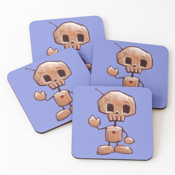 Item preview, Little Rusty Skullbot designed and sold by VanderWyst RE-Design.
