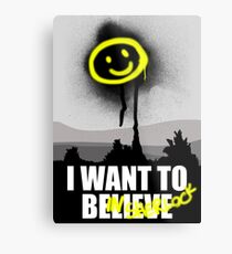 I want to believe in SHERLOCK Metal Print