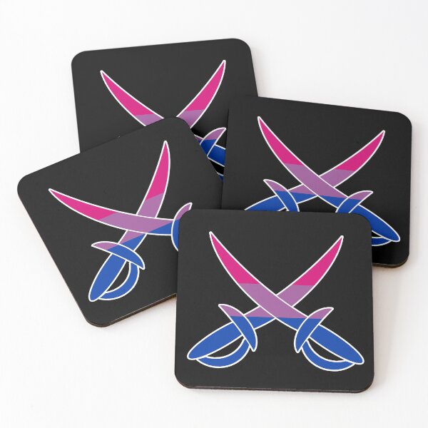 Item preview, Bisexual Pride Pirate Swords - Dual Wielding designed and sold by halberdier.