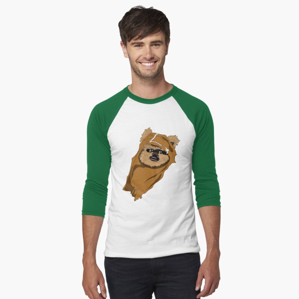 Vista previa del artículo con la obra «Camiseta ¾ estilo béisbol», diseñado y vendido por livhanewald.