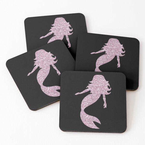 Item preview, Glitter Mermaid in Pink designed and sold by WisdomInspired.