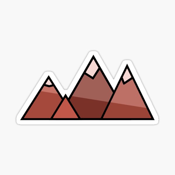 Mountains Sticker