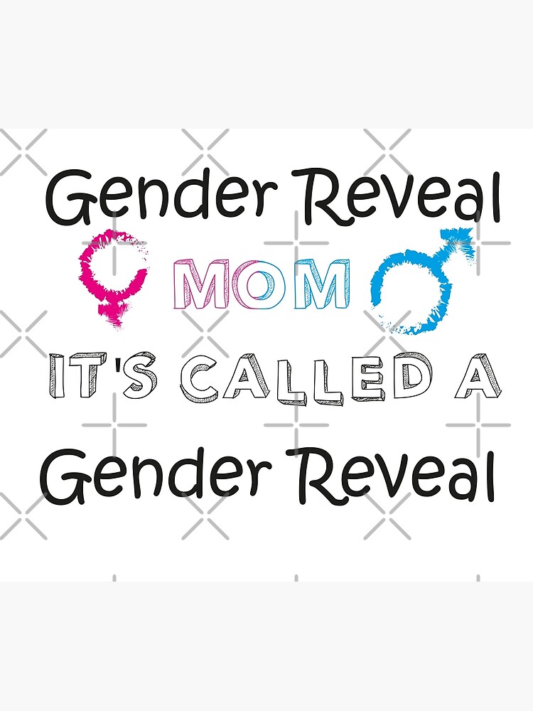 Gender Reveal Mom It S Called A Gender Reveal Ts For Moms And Sister And Wife Poster By
