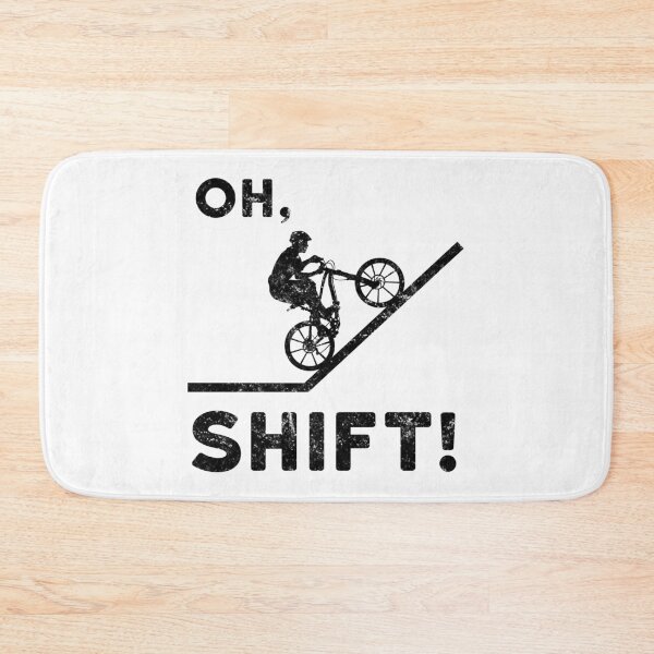 Item preview, Oh Shift! Funny Mountain Biking Design designed and sold by EstelleStar.
