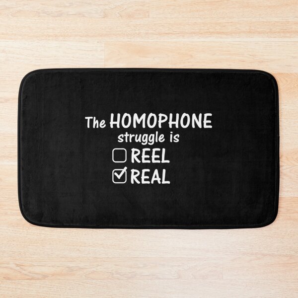 Item preview, Homophone Struggle Funny Grammar Teacher design designed and sold by jakehughes2015.