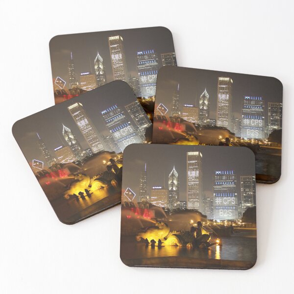 Item preview, Chicago Fountain Lit Up designed and sold by EdPettitt.