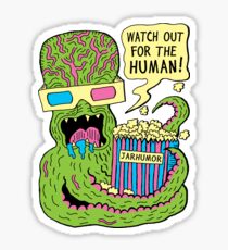 Alien Monster Movie Sticker