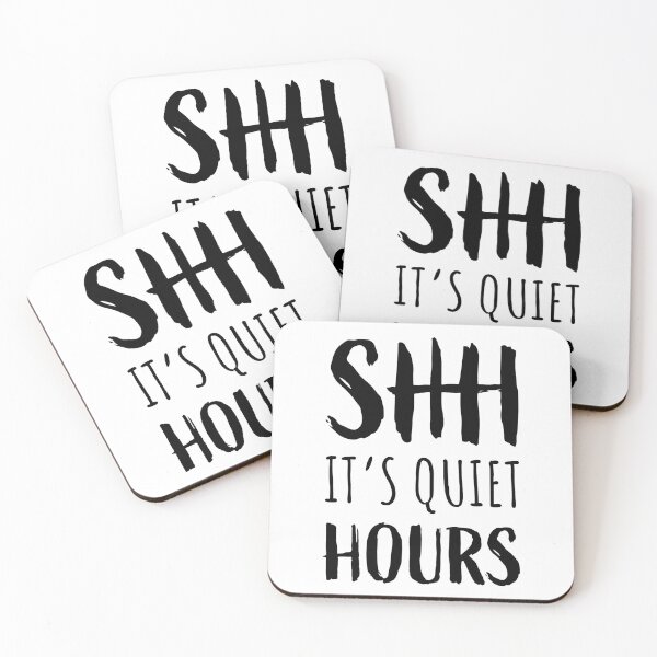 Item preview, SHH It's Quiet Hours designed and sold by LundyLab.