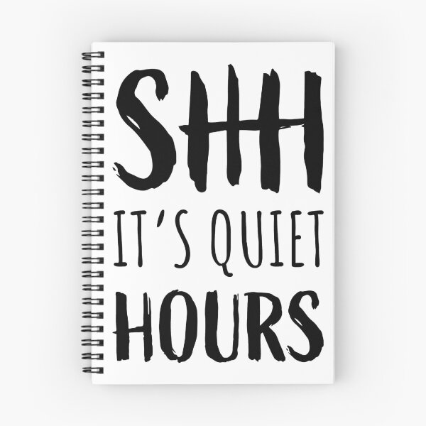 Item preview, SHH It's Quiet Hours designed and sold by LundyLab.