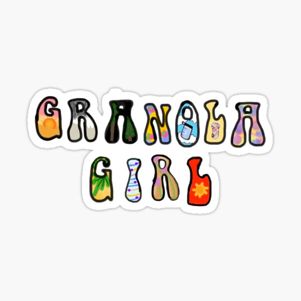 Granola Girl Stickers Redbubble