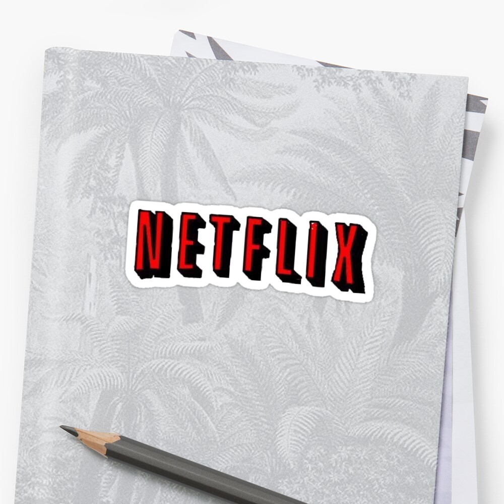 "Netflix" Sticker by justfabiana | Redbubble