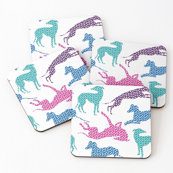 Item preview, Heart Confetti Greyhounds  designed and sold by GreytGraphicals.