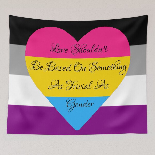 Item preview, Panromantic Asexual designed and sold by steampunklizard.