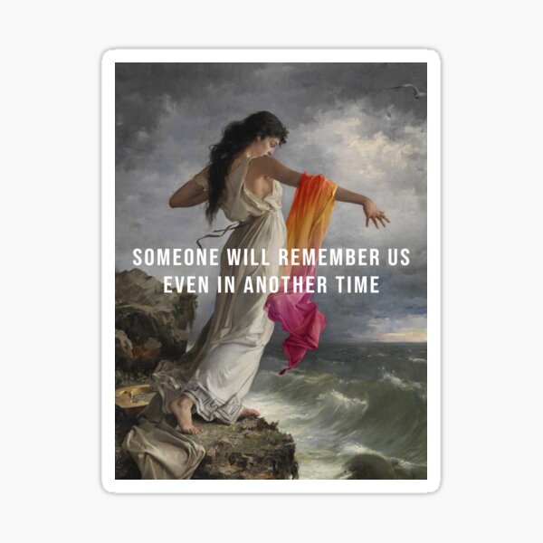 Sappho in another time Sticker
