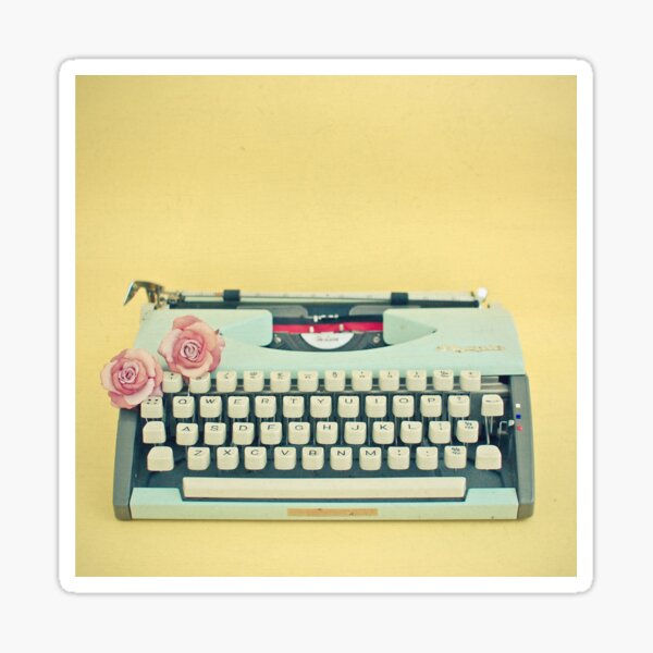 The Typewriter Sticker