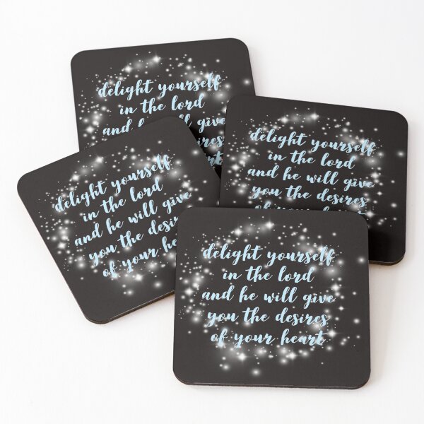Item preview, Delight yourself in the Lord and He will give you the Desires of your heart Scripture designed and sold by MeatyWildman.