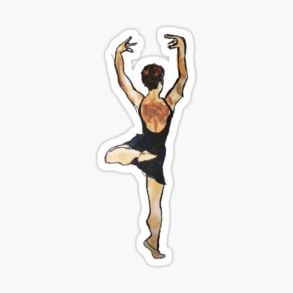 Ballerina: Marker Drawing Sticker