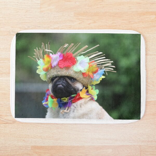 Item preview, Hawaiian Zombie Pug designed and sold by IgorandZombie.