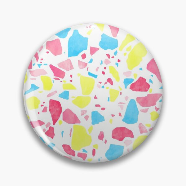 Item preview, Bright Pink, Yellow and Blue Terrazzo Pattern designed and sold by Bumblefuzzies.