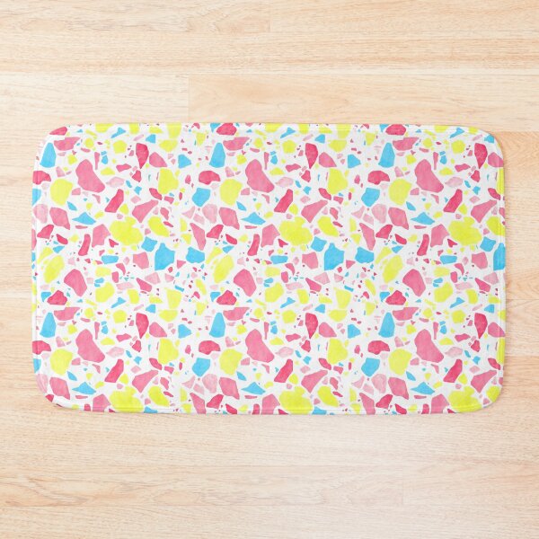 Item preview, Bright Pink, Yellow and Blue Terrazzo Pattern designed and sold by Bumblefuzzies.