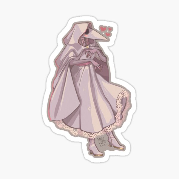plague nurse Sticker