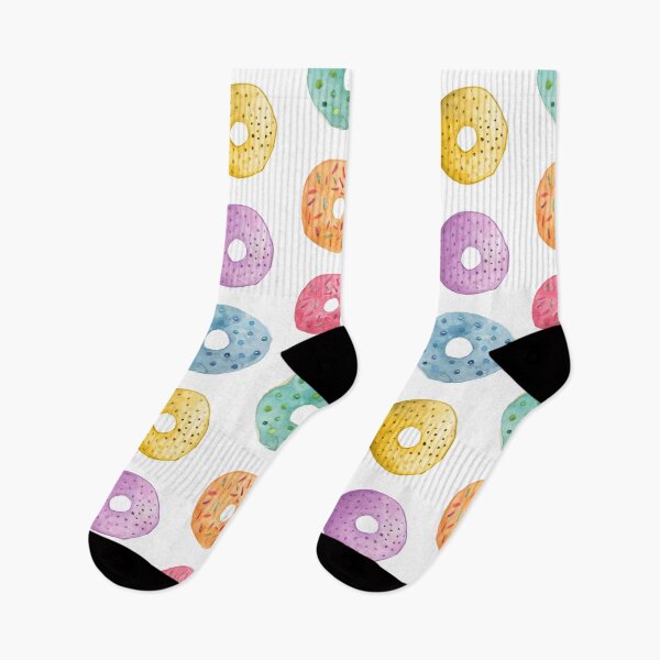 Item preview, Colorful Watercolor Donuts designed and sold by latheandquill.