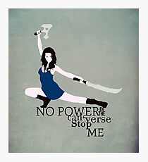 No Power in the 'Verse Photographic Print