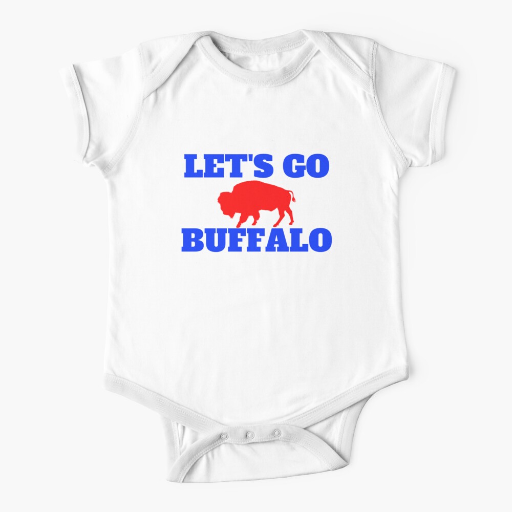 Let's Go Buffalo Sports Baby One-Piece for Sale by DWaffleDesigns