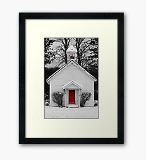 Snow Scene Framed Print