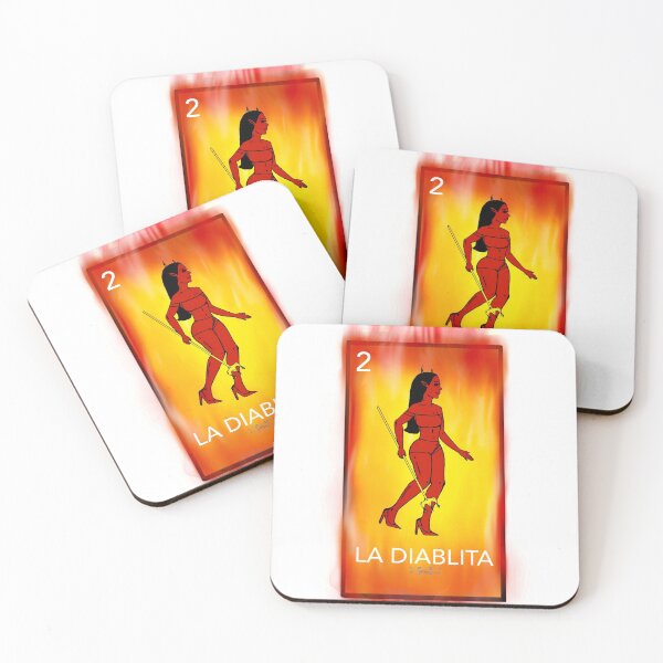 Item preview, La Diablita Loteria Card designed and sold by sunflwrmamacita.