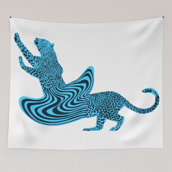 Item preview, Cheetah Melt Blue designed and sold by ECMazur Art.