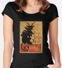Merry Krampus! Women's Fitted Scoop T-Shirt
