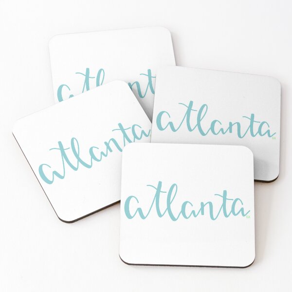 Item preview, Handwritten Atlanta ga blue designed and sold by skylarmariee.