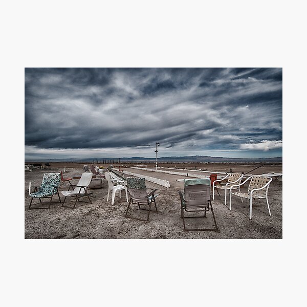 Item preview, Salton Sea Series: Lounging at the shuffleboard site designed and sold by toby snelgrove  IPA.