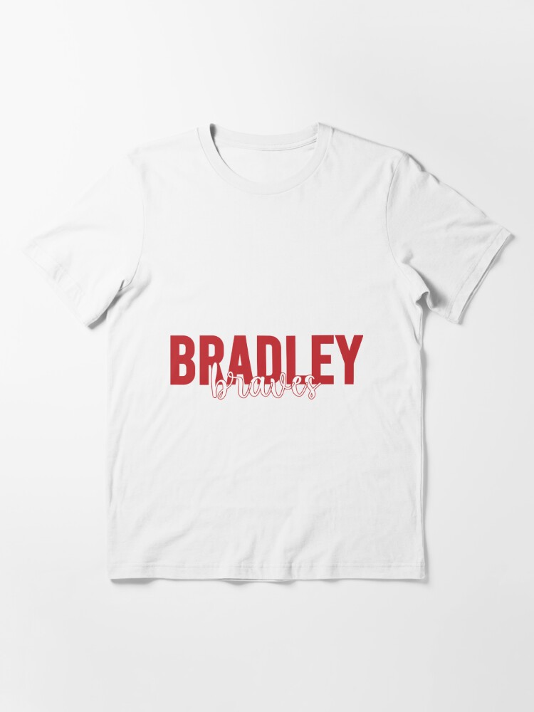  Bradley University Official One Color Braves Logo