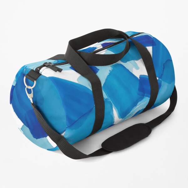 Blue Squares Duffle Bag