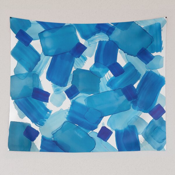 Item preview, Blue Squares designed and sold by Lois Gardiner.